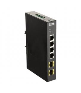 D-Link DIS-100G-6S Switch Industrial 4xGb 2xSFP - Imagen 1