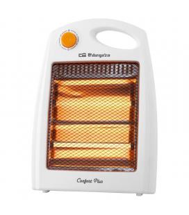 Estufa de cuarzo de pie orbegozo bp 5007 - 800w - 2 niveles potencia (400-800w) - 2*barras cuarzo - reflector alta brillantez