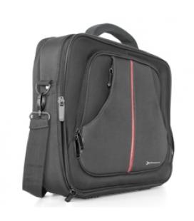 MALETIN PORTATIL NYLON PHOENIX PRAGUE NEGRO HASTA 17" - Imagen 1