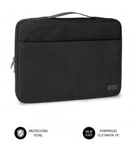 Maletín subblim elegant laptop sleeve para portátiles hasta 14'/ negro - Imagen 1