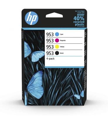 Cartucho de tinta original hp nº953 multipack/ cian/ magenta/ amarillo/ negro - Imagen 1