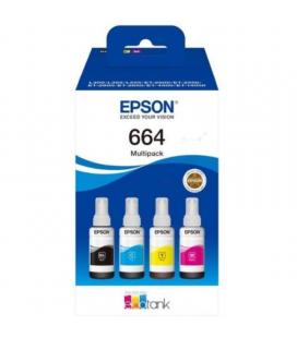 Botella de tinta original epson nº664 multipack/ negro/ cian/ magenta/ amarillo - Imagen 1