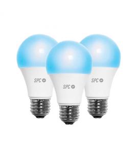 BOMBILLA INTELIGENTE SPC AURA 800 10W PACK 3 UDS 2700-6500K - Imagen 1
