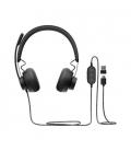 AURICULARES MICRO LOGITECH ZONE WIRED NEGRO DIADEMA/USB 981 - Imagen 4