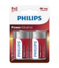 Pack de 2 pilas d philips lr20p2b/05/ 1.5v/ alcalinas - Imagen 1