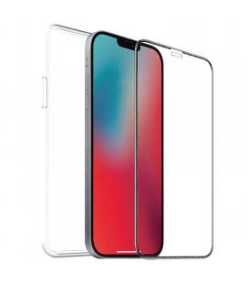 Pack muvit for change mcpak0040 funda cristal soft + protector vidrio templado para iphone 12/ 12 pro/ transparente - Imagen 1