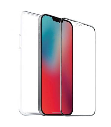 Pack muvit for change mcpak0040 funda cristal soft + protector vidrio templado para iphone 12/ 12 pro/ transparente - Imagen 1