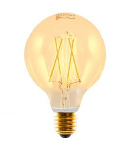 Bombilla led silver electronic filamento edison globo 3w=25w - e27 - 2.200k - 320º - 330 lm - luz extra calida - a++