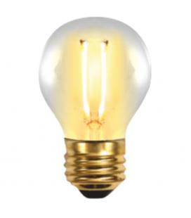 Bombilla led silver electronic filamento edison esferica 2w=25w - e27 - 2.200k - 320º - 150 lm - luz extra calida - a+
