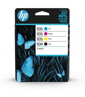 Cartucho de tinta original hp nº934 + nº935 multipack/ cian/ magenta/ amarillo/ negro - Imagen 1