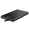 CAJA EXTERNA / CARCASA SDD / HDD PARA DISCO DURO PHOENIX PHHARDDISKCASE USB 3.0 2.5" SATA ALUMINIO COLOR NEGRO - Imagen 2