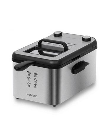 Freidora cecotec cleanfry infinity 3000 full inox/ 2400w/ capacidad 3l - Imagen 1