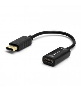 Adaptador phoenix display port a hdmi 4k 30fps dp macho a hdmi hembra contactos en oro - Imagen 1