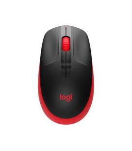 RATON LOGITECH M190 WIRELESS ROJO 3 BOTONES/10 M/NANO RECEP - Imagen 1