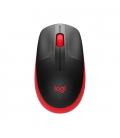 RATON LOGITECH M190 WIRELESS ROJO 3 BOTONES/10 M/NANO RECEP - Imagen 1