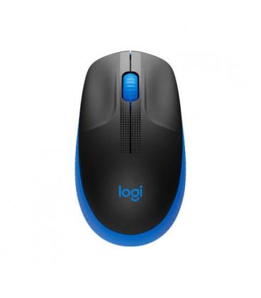 RATON LOGITECH M190 WIRELESS NEGRO AZUL 3 BOTONES/10 M/NANO - Imagen 1
