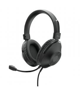 Auriculares trust hs-250/ con micrófono/ usb/ negros - Imagen 1