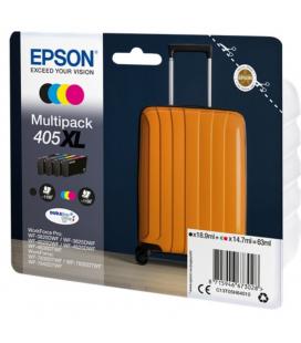 Cartucho de tinta original epson nº405 xl alta capacidad multipack/ negro/ cian/ amarillo/ magenta - Imagen 1