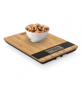 Báscula de cocina electrónica princess 4492944/ hasta 5kg/ bambú - Imagen 1