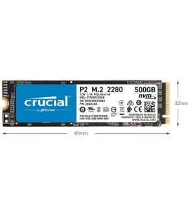 Crucial P2 500GB SSD M.2 2280 PCIe Gen3 x4 NVMe