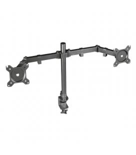 Soporte para 2 monitores trust gxt 1120 mara/ hasta 16kg - Imagen 1