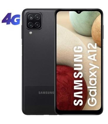 Smartphone Samsung Galaxy A12 4GB/ 64GB/ 6.5"/ Negro