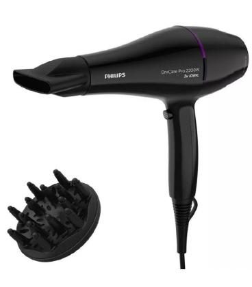 Secador philips drycare pro/ 2200w/ negro y violeta - Imagen 1
