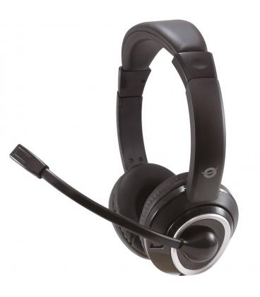 Auricular conceptronic polona02b - jack 3.5mm - microfono - control volumen - Imagen 1