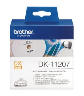 Rollo de etiquetas precortadas brother dk11207