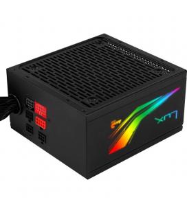 Fuente de alimentación gaming aerocool lux rgb 850m/ 850w/ ventilador 12cm/ 80 plus bronze