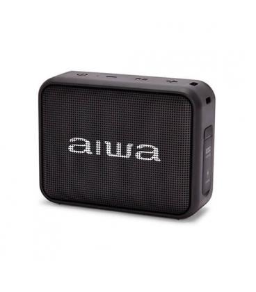 ALTAVOZ AIWA BS-200BK BLUETOOTH NEGRO 6W/TWS/M. LIBRES/BLUE - Imagen 1