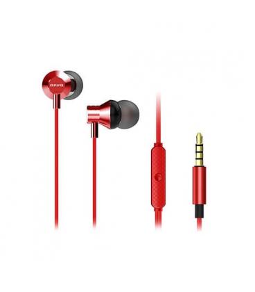 AURICULARES MICRO AIWA ESTM-50RD ROJO INTRAURAL/JACK 3.5MM - Imagen 1