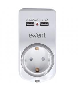 Ewent Cargador USB 4en1 2.4A - Imagen 1