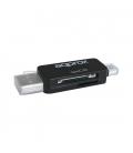 ADAPTADOR MICRO SD/SD/MMC A USB/MICRO USB APPROX LECTOR MIC - Imagen 2