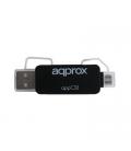 ADAPTADOR MICRO SD/SD/MMC A USB/MICRO USB APPROX LECTOR MIC - Imagen 4