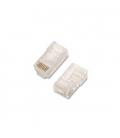 CONECTOR RJ45 CAT 5 (BOLSA 100 UNIDADES) AISENS 8 HILOS/AWG - Imagen 1