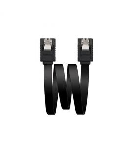 CABLE DATOS SATA III NANOCABLE 0.5M NEGRO