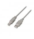 CABLE USB(A)M 2.0 IMPRESORA A USB(B)M AISENS 1M G 1M/MACHO - Imagen 1