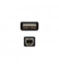 CABLE USB(A) 2.0 A USB(B) 2.0 NANOCABLE 3M NEGRO - Imagen 3