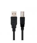 CABLE USB(A) 2.0 A USB(B) 2.0 NANOCABLE 3M NEGRO - Imagen 5