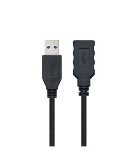 CABLE USB(A) 3.0 A USB(A) 3.0 NANOCABLE 2M NEGRO - Imagen 1