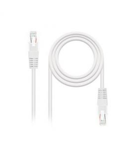 CABLE RED UTP CAT6 RJ45 NANOCABLE 2M BLANCO AWG24 10.20.040 - Imagen 1