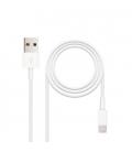 CABLE LIGHTNING A USB(A) 2.0 NANOCABLE 2M - Imagen 2