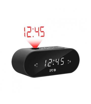 RADIO DESPERTADOR SPC FRODI MAX NEGRO PANTALLA LED/2XALARMA - Imagen 1