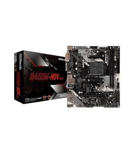 PLACA BASE ASROCK AM4 B450M HDV R4.0 - Imagen 1