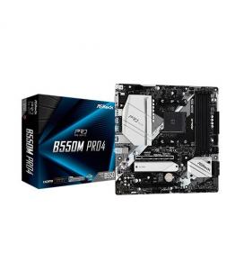 PLACA BASE ASROCK AM4 B550M PRO4 - Imagen 1