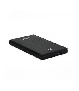 CAJA EXTERNA 2.5 USB3.0 SATA TOOQ ALUMINIO NEGRA