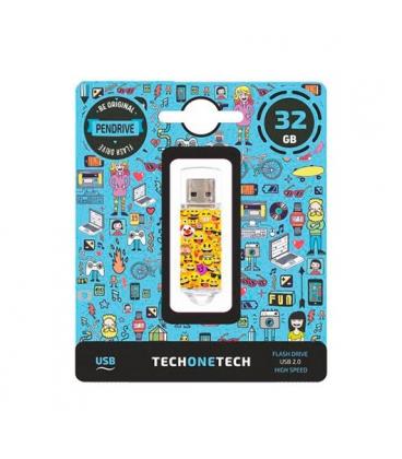 PENDRIVE 32GB TECH ONE TECH EMOJITECH EMOJIS - Imagen 1