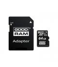 MEM MICRO SD 64GB GOODRAM M1AA CL10 UHS-I+ADAPT - Imagen 2