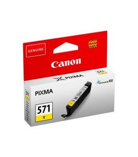 CARTUCHO ORIG CANON CLI-571Y AMARILLO - Imagen 1